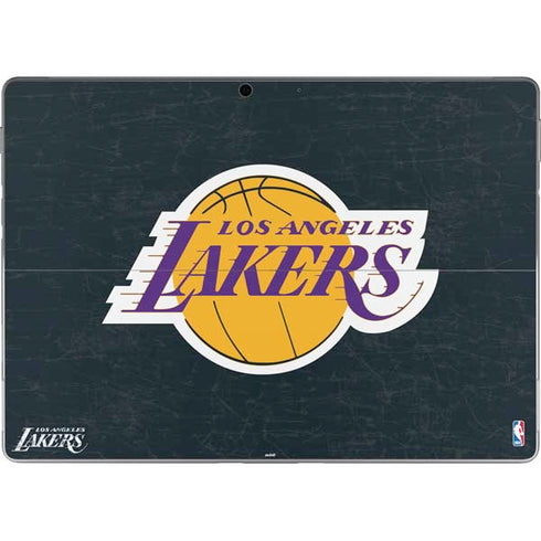 NBA Los Angeles Lakers Black Primary Logo Surface Pro 9 Skin