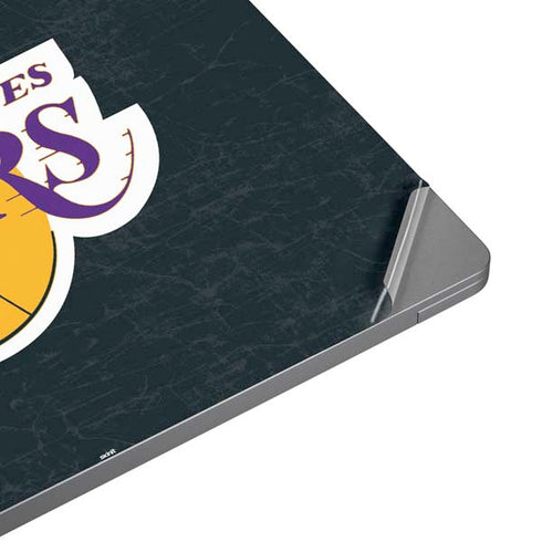 NBA Los Angeles Lakers Black Primary Logo Universal Laptop 16.6in (13.4 x 9.7in) Skin