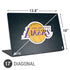 NBA Los Angeles Lakers Black Primary Logo Universal Laptop 17in (13.8 x 10in) Skin