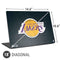NBA Los Angeles Lakers Black Primary Logo Universal Laptop 18in (14.6 x 10.6in) Skin