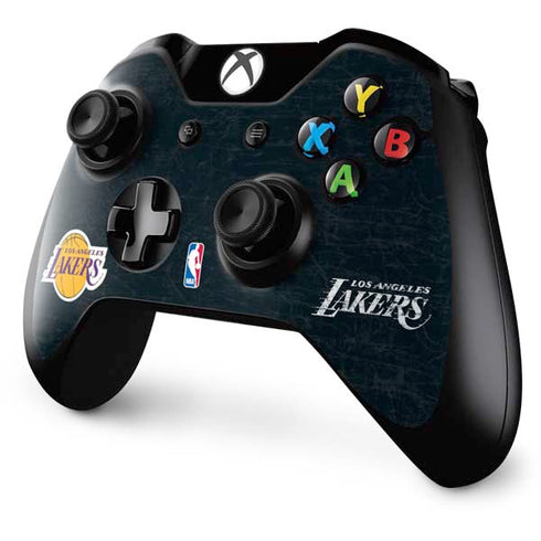 NBA Los Angeles Lakers Black Primary Logo Xbox One Controller Skin