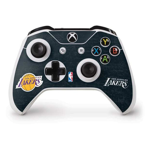 NBA Los Angeles Lakers Black Primary Logo Xbox One S Controller Skin
