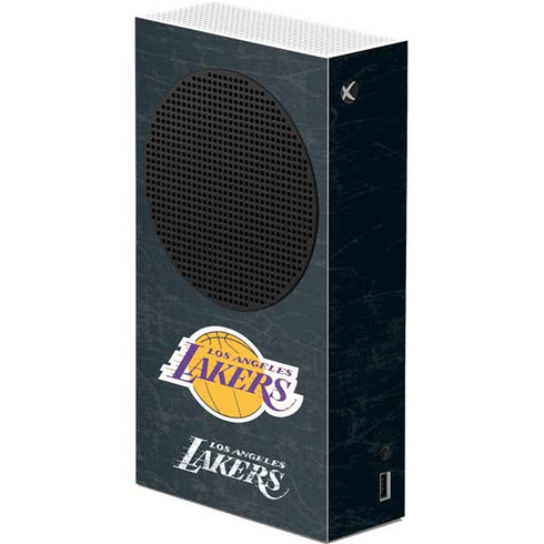 NBA Los Angeles Lakers Black Primary Logo Xbox Series S Console Skin