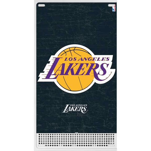NBA Los Angeles Lakers Black Primary Logo Xbox Series S Console Skin