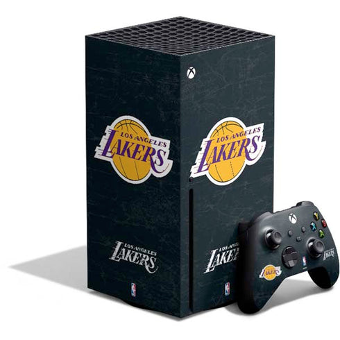NBA Los Angeles Lakers Black Primary Logo Xbox Series X Bundle Skin