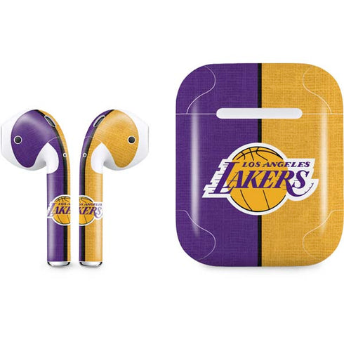 NBA Los Angeles Lakers Canvas Apple AirPods Skin