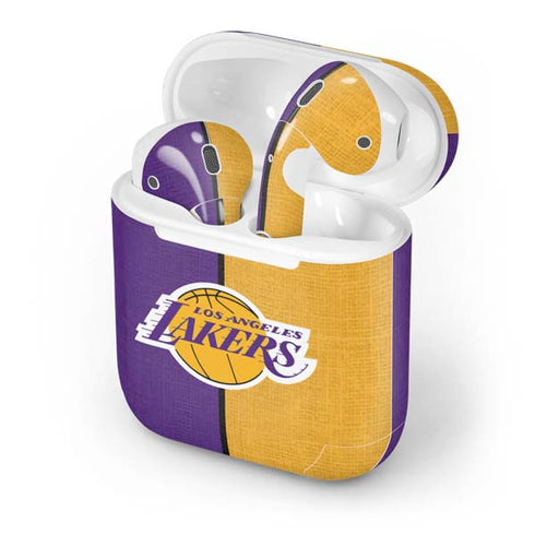 NBA Los Angeles Lakers Canvas Apple AirPods Skin