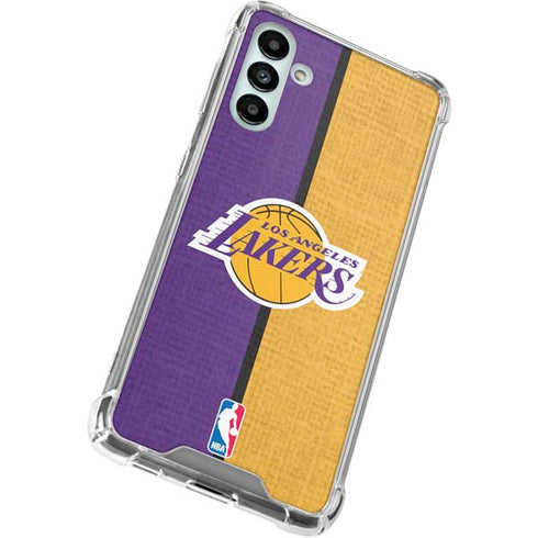 NBA Los Angeles Lakers Canvas Galaxy A13 5G Clear Case