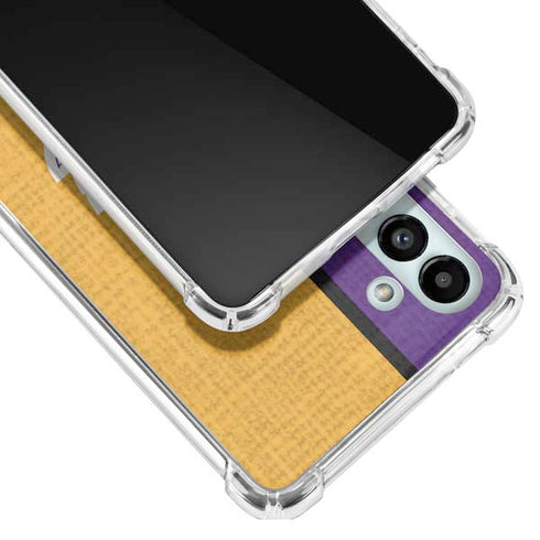 NBA Los Angeles Lakers Canvas Galaxy A13 5G Clear Case