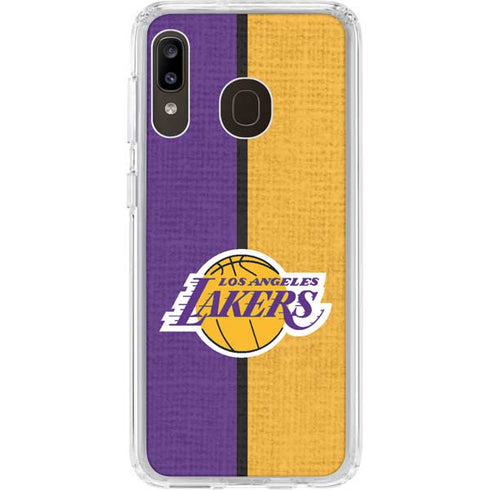 NBA Los Angeles Lakers Canvas Galaxy A20 Clear Case