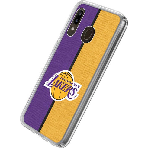 NBA Los Angeles Lakers Canvas Galaxy A20 Clear Case