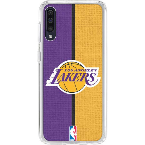NBA Los Angeles Lakers Canvas Galaxy A50 Clear Case