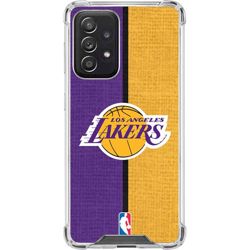 NBA Los Angeles Lakers Canvas Galaxy A52 5G Clear Case
