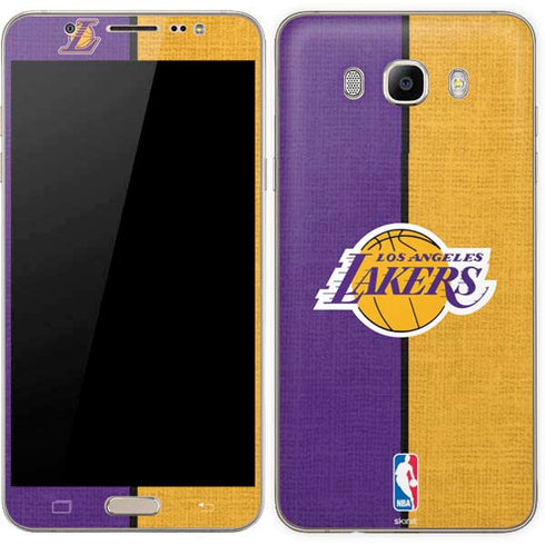 NBA Los Angeles Lakers Canvas Galaxy J7 Skin