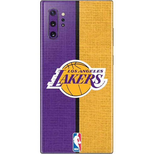 NBA Los Angeles Lakers Canvas Galaxy Note 10 Plus Skin