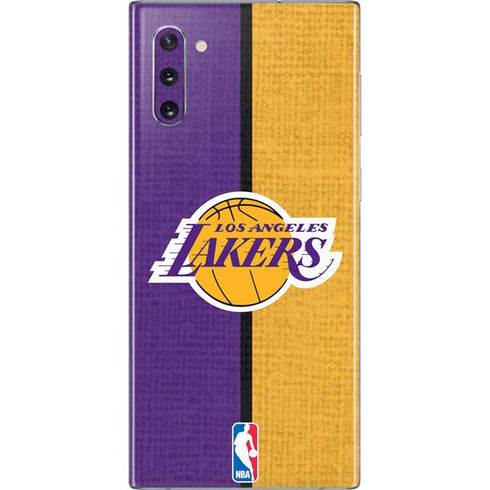 NBA Los Angeles Lakers Canvas Galaxy Note 10 Skin