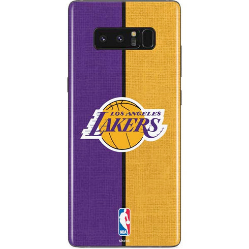 NBA Los Angeles Lakers Canvas Galaxy Note 8 Skin
