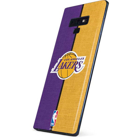 NBA Los Angeles Lakers Canvas Galaxy Note 9 Skin