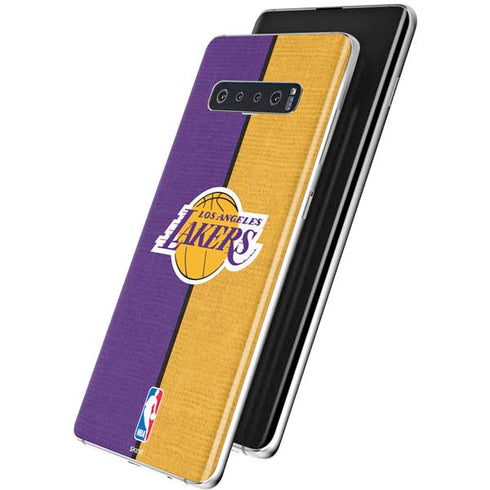 NBA Los Angeles Lakers Canvas Galaxy S10 Skin