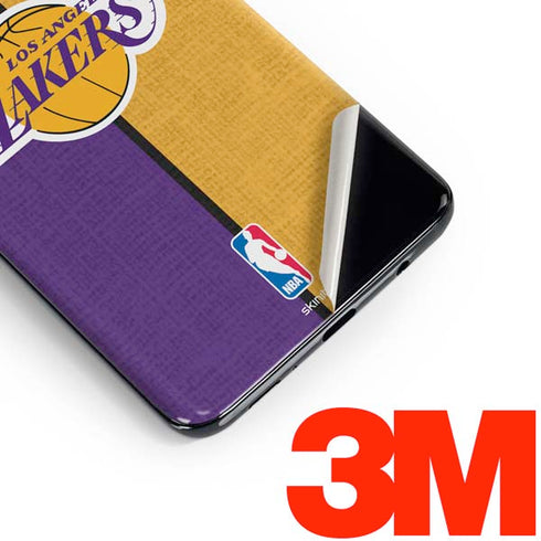 NBA Los Angeles Lakers Canvas Galaxy S10 Skin