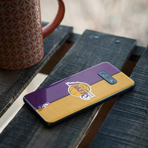 NBA Los Angeles Lakers Canvas Galaxy S10e Skin