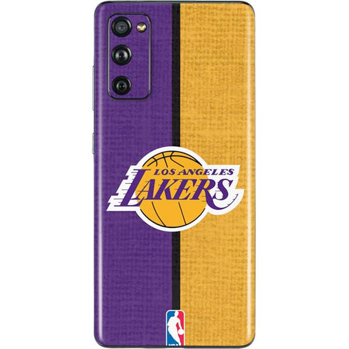 NBA Los Angeles Lakers Canvas Galaxy S20 Fan Edition Skin