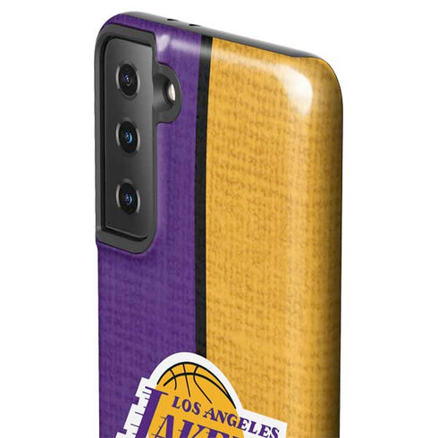 NBA Los Angeles Lakers Canvas Galaxy S21 FE Pro Case