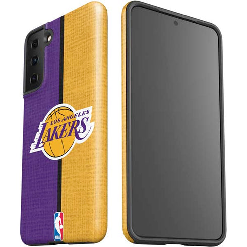 NBA Los Angeles Lakers Canvas Galaxy S21 Plus 5G Pro Case