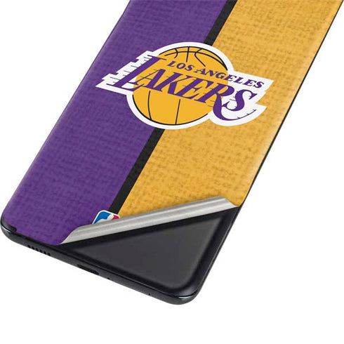 NBA Los Angeles Lakers Canvas Galaxy S21 Ultra 5G Skin