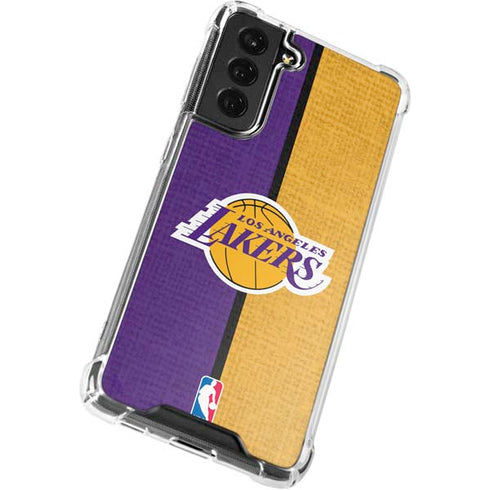 NBA Los Angeles Lakers Canvas Galaxy S22 Plus Clear Case