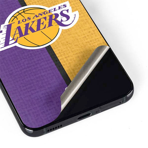 NBA Los Angeles Lakers Canvas Galaxy S22 Plus Skin