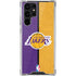 NBA Los Angeles Lakers Canvas Galaxy S22 Ultra Clear Case