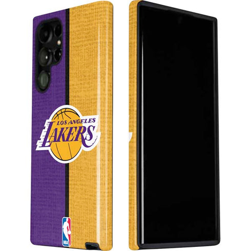 NBA Los Angeles Lakers Canvas Galaxy S22 Ultra Pro Case