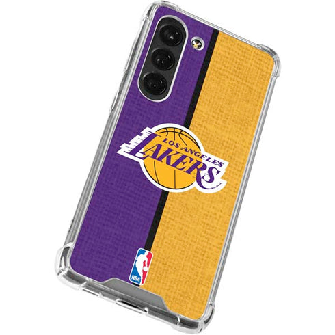 NBA Los Angeles Lakers Canvas Galaxy S23 Clear Case