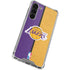 NBA Los Angeles Lakers Canvas Galaxy S23 Plus Clear Case