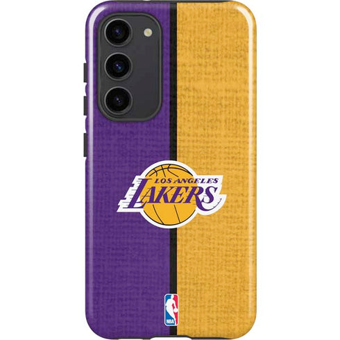 NBA Los Angeles Lakers Canvas Galaxy S23 Plus Pro Case