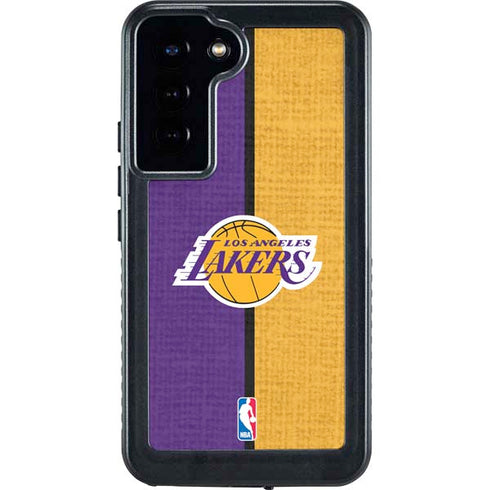 NBA Los Angeles Lakers Canvas Galaxy S23 Plus Waterproof Case