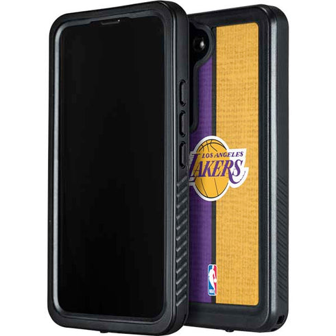 NBA Los Angeles Lakers Canvas Galaxy S23 Plus Waterproof Case
