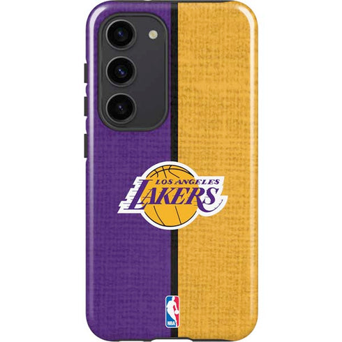 NBA Los Angeles Lakers Canvas Galaxy S23 Pro Case