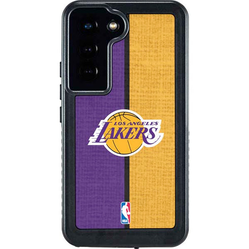 NBA Los Angeles Lakers Canvas Galaxy S23 Waterproof Case
