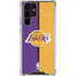 NBA Los Angeles Lakers Canvas Galaxy S24 Ultra Clear Case