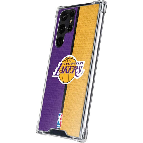 NBA Los Angeles Lakers Canvas Galaxy S24 Ultra Clear Case