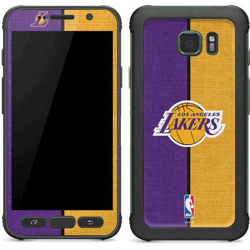 NBA Los Angeles Lakers Canvas Galaxy S7 Active Skin