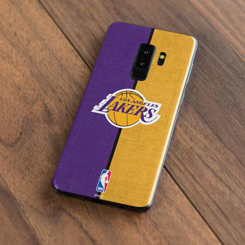 NBA Los Angeles Lakers Canvas Galaxy S9 Plus Skin