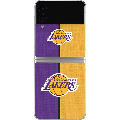 NBA Los Angeles Lakers Canvas Galaxy Z Flip3 5G Skin