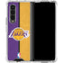 NBA Los Angeles Lakers Canvas Galaxy Z Fold4 5G Clear Case
