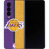 NBA Los Angeles Lakers Canvas Galaxy Z Fold4 5G Skin