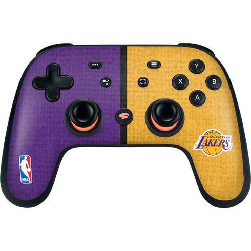 NBA Los Angeles Lakers Canvas Google Stadia Controller Skin