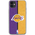NBA Los Angeles Lakers Canvas iPhone 11 Clear Case