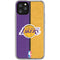 NBA Los Angeles Lakers Canvas iPhone 11 Pro Clear Case
